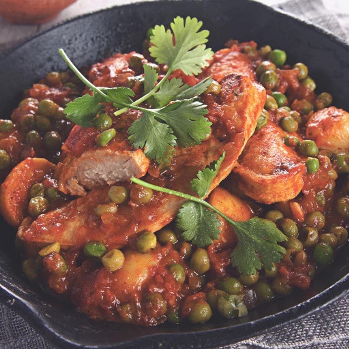 Quorn fillets Durban curry
