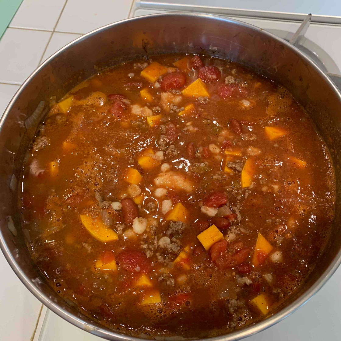 Butternut Squash and Turkey Chili