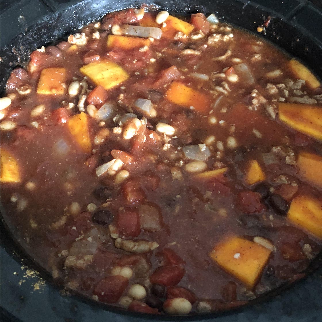 Butternut Squash and Turkey Chili