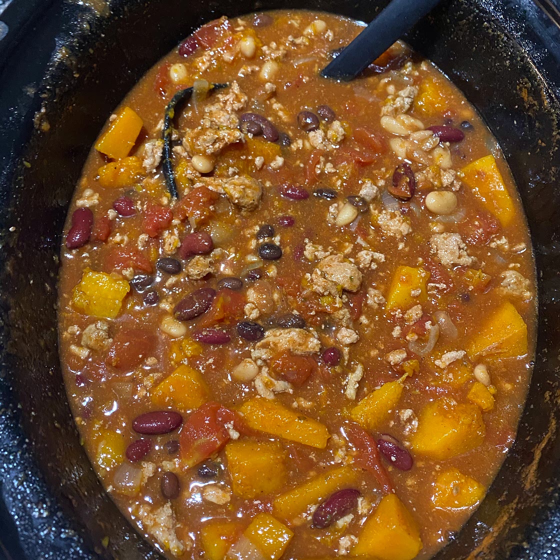 Butternut Squash and Turkey Chili