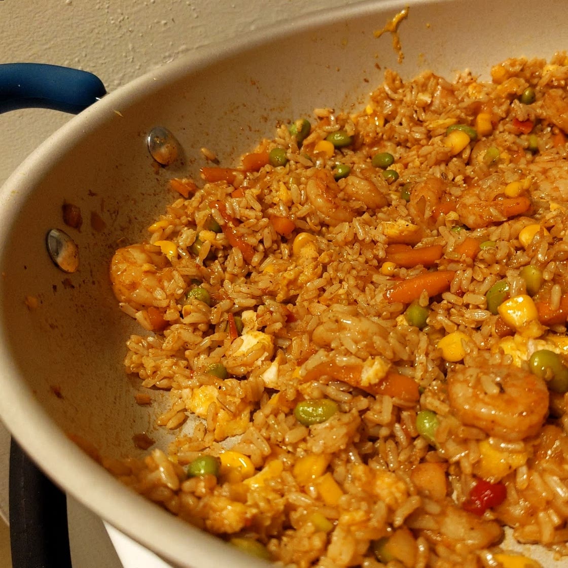 Spicy Shrimp Fried Rice