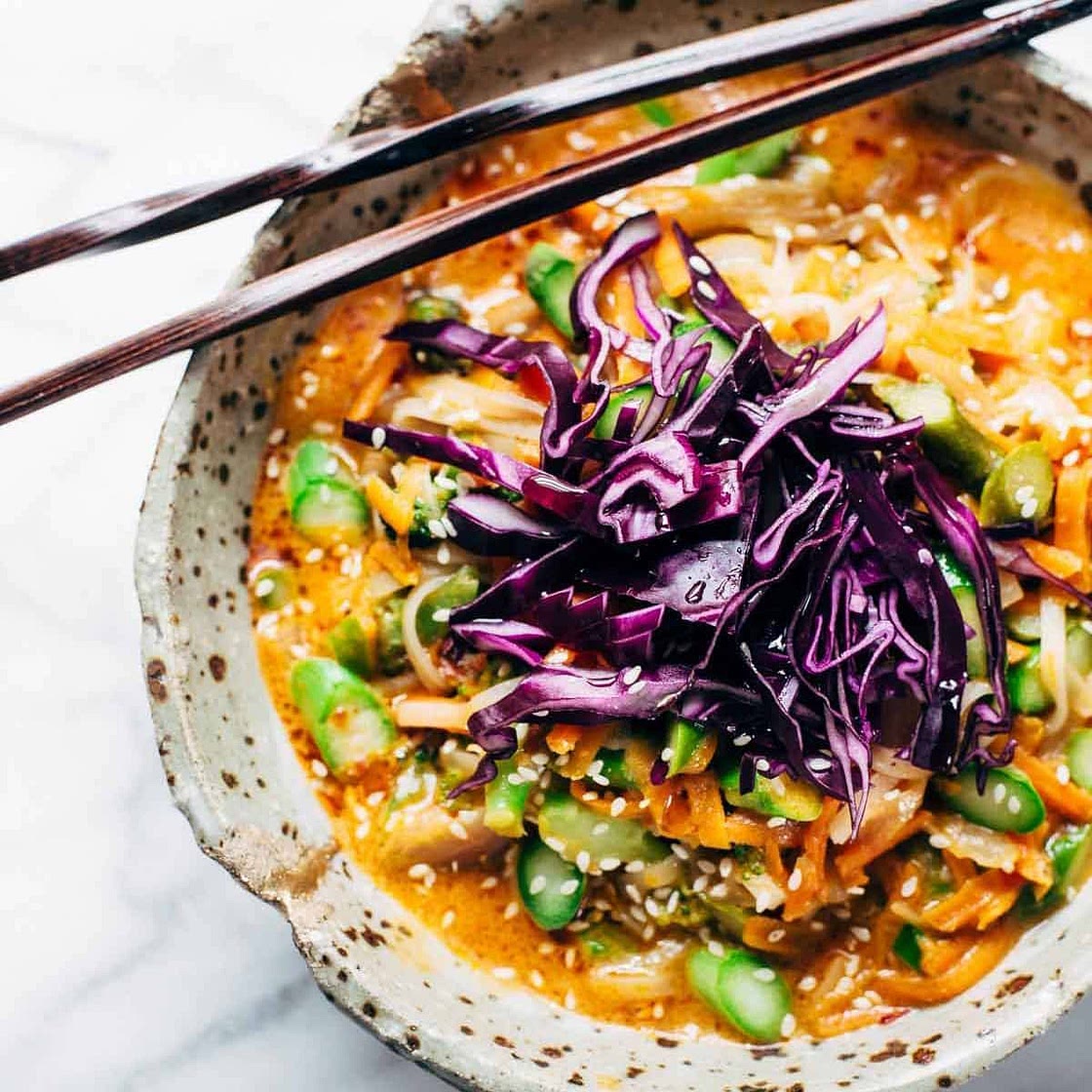 Coconut Curry Noodle Bowls