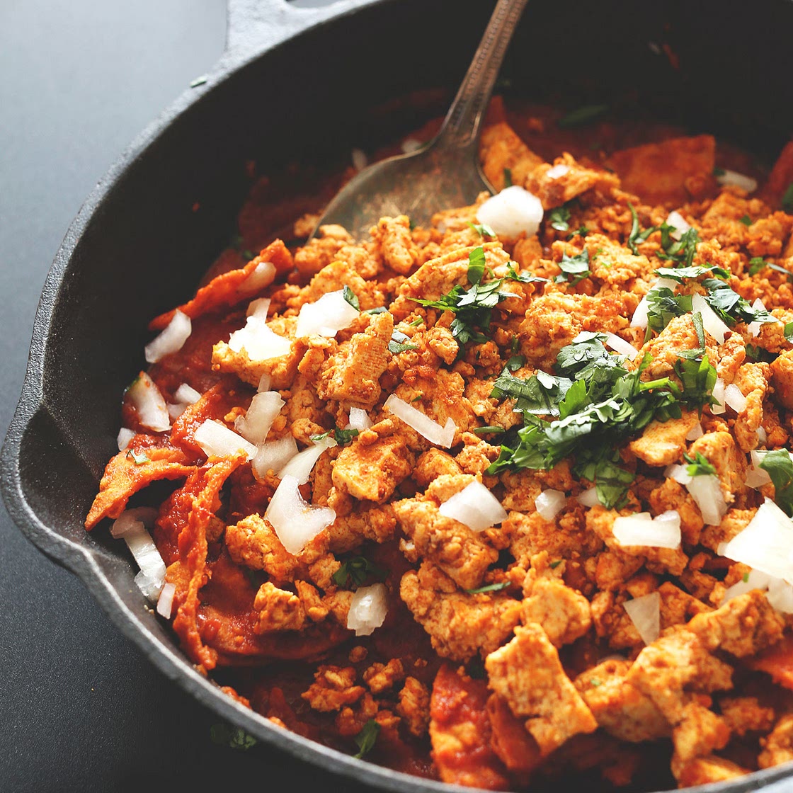Chipotle Tofu Chilaquiles