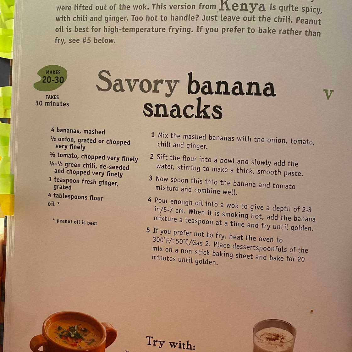 Savory banana snacks