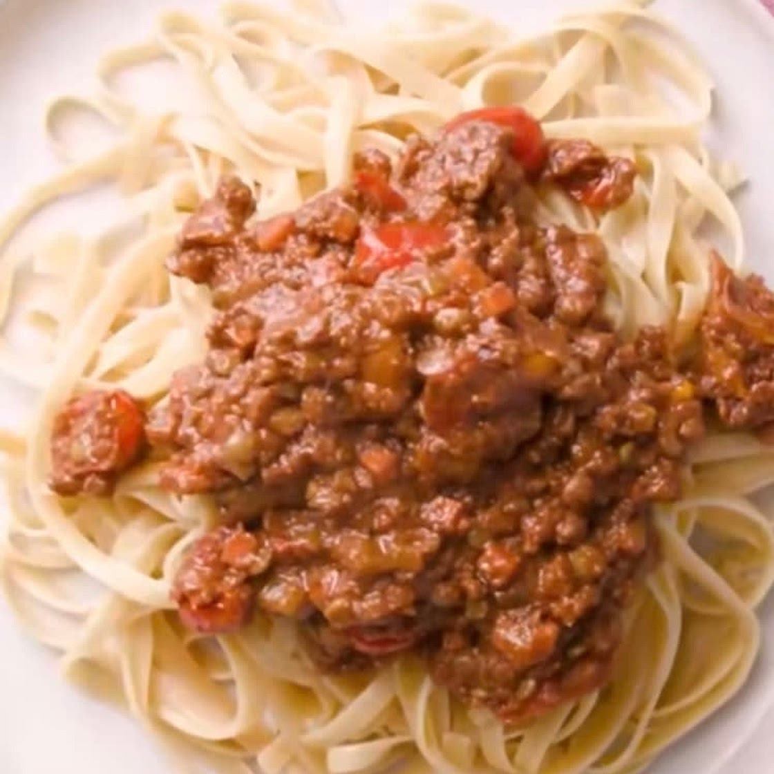 Tastemade lentil tomato pesto pasta