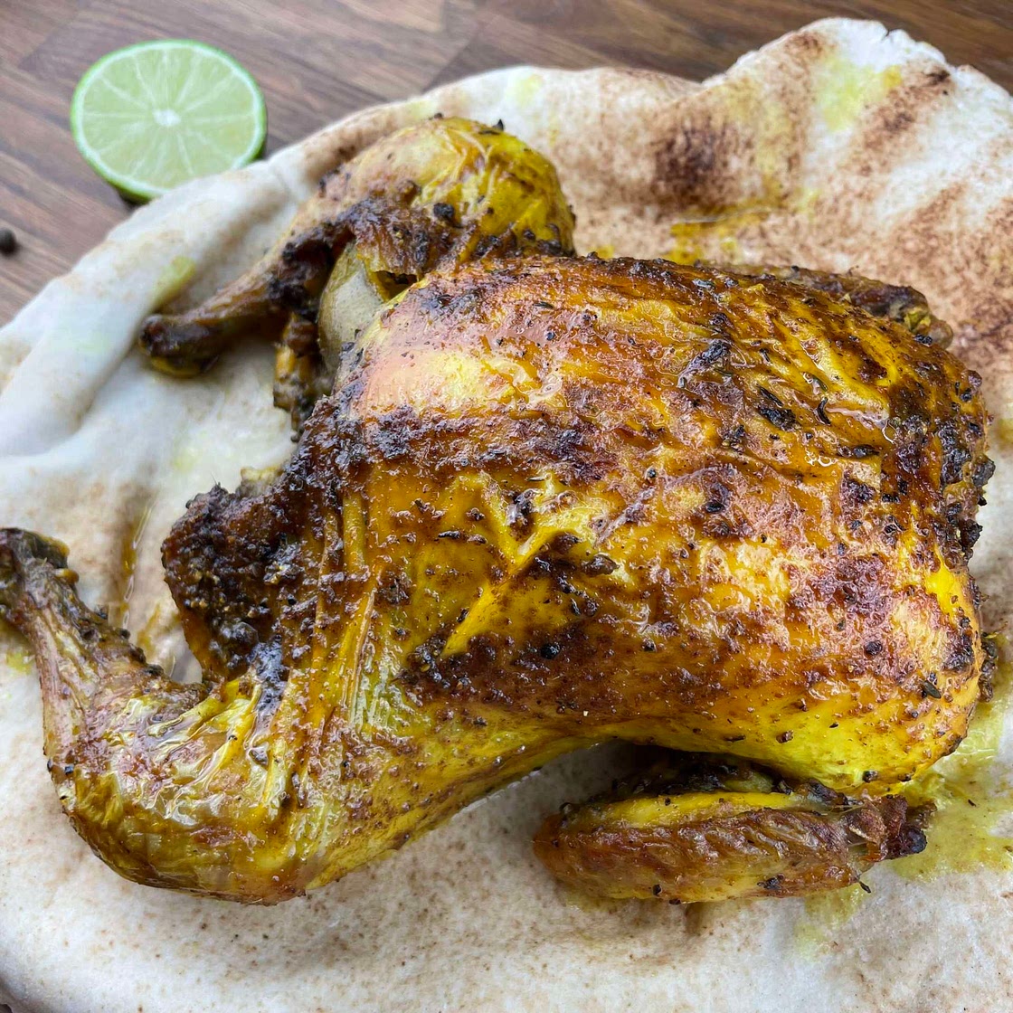 Lime and Turmeric Roast Chicken 
