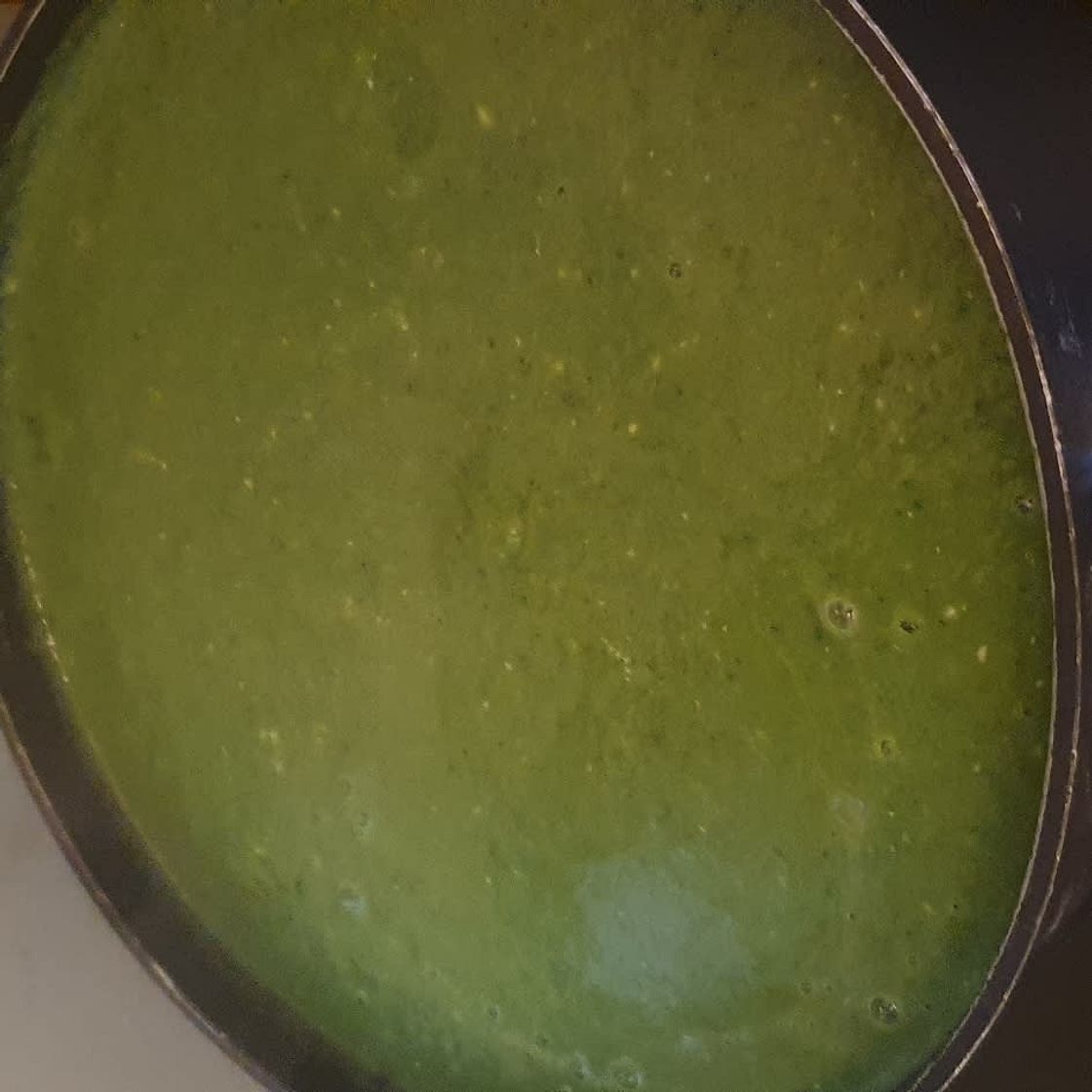 Courgette, leek & goat’s cheese soup