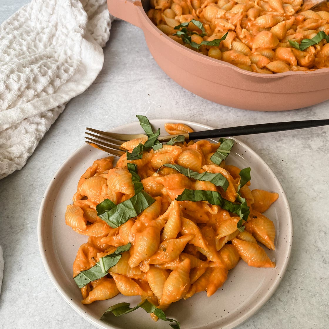 Creamy Roasted Red Pepper Pasta
