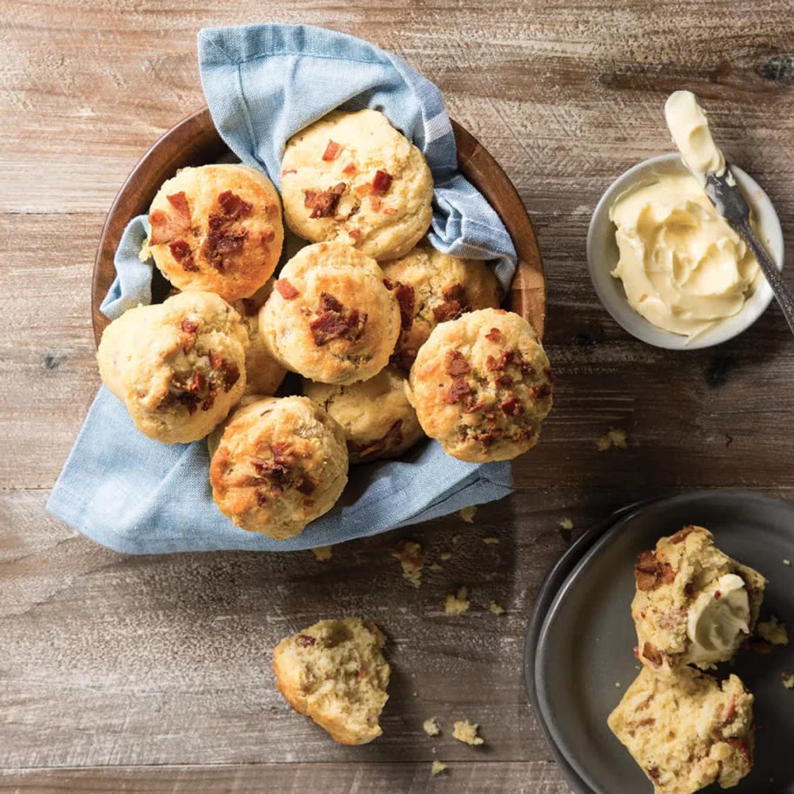 Geechee Bacon Corn Muffins