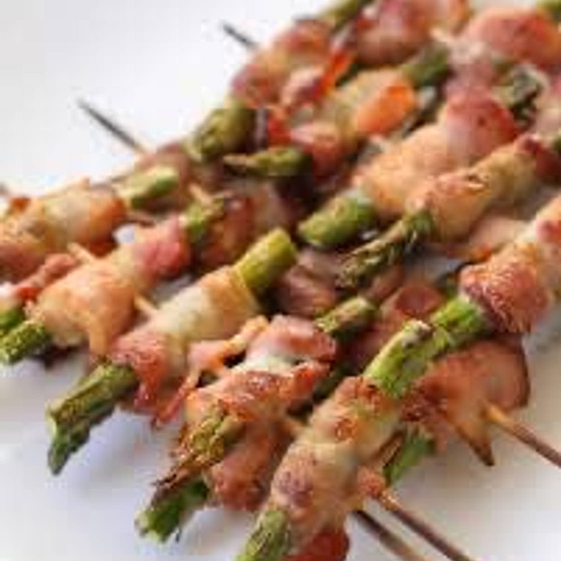 Disneyland Asparagus & Bacon Wrapped Skewers