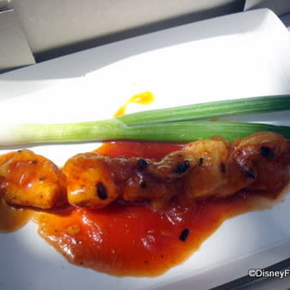 Disneyland Adventureland Chieftain Chicken Skewers & Sauce