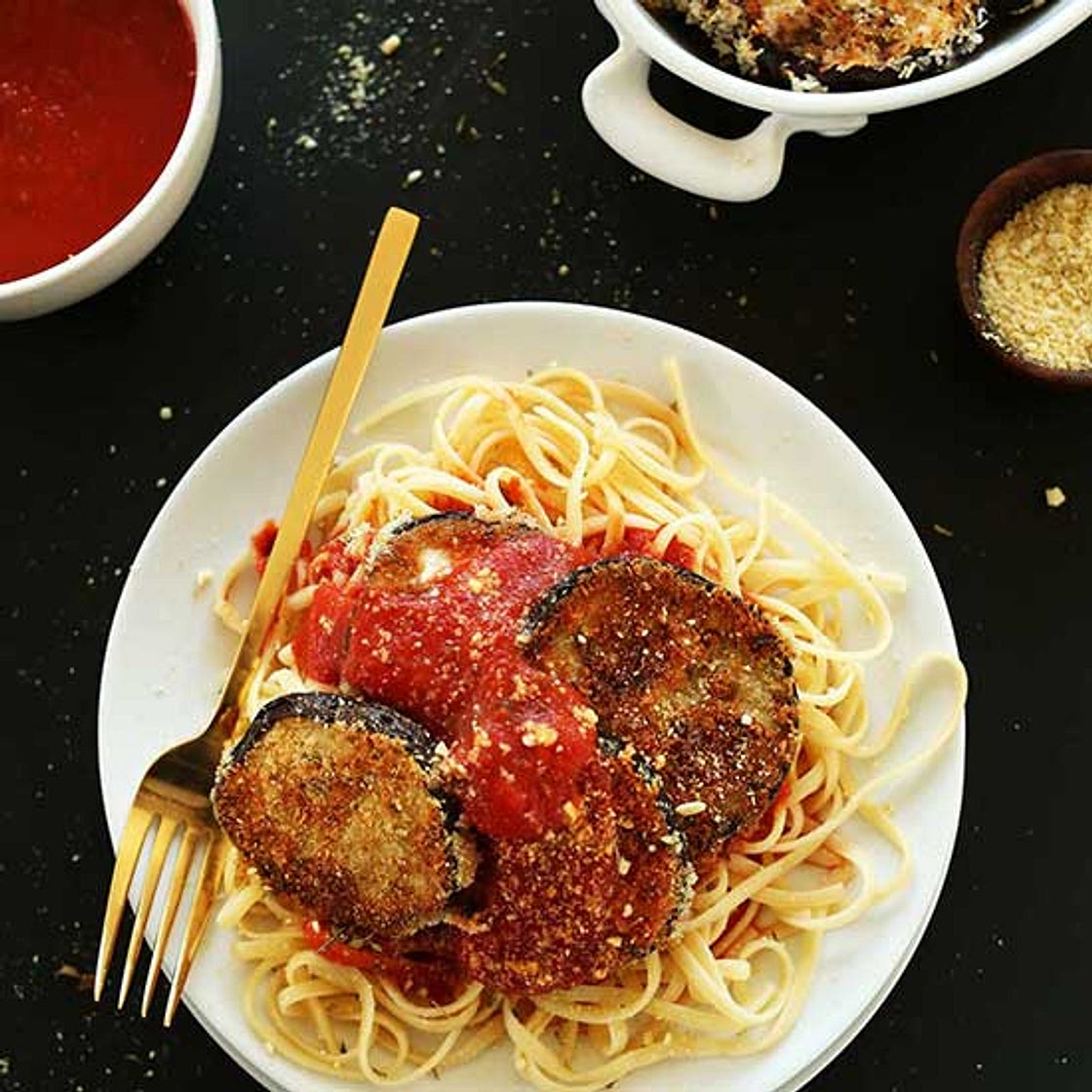 Vegan Eggplant Parmesan