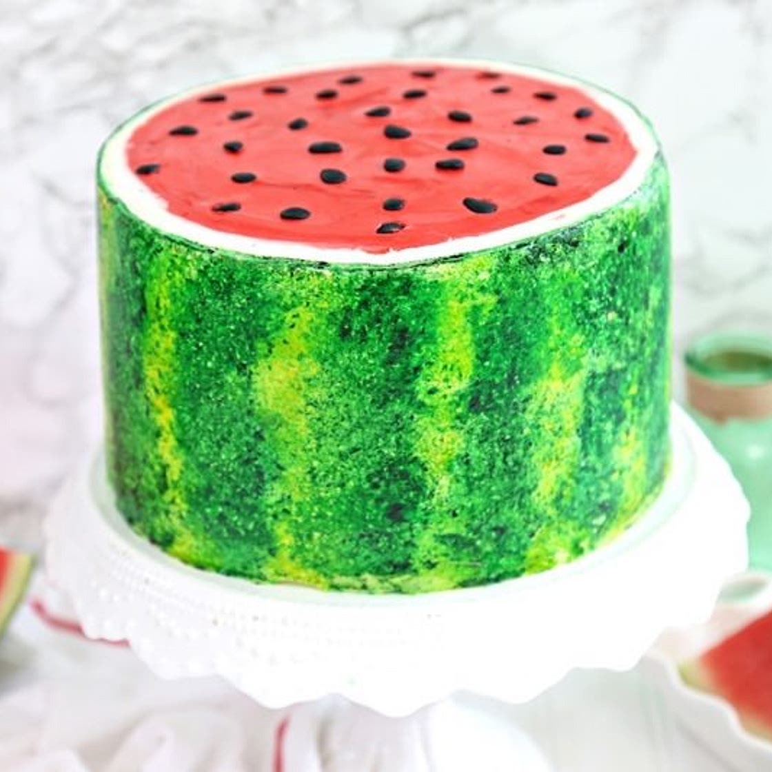 Watermelon Layer Cake