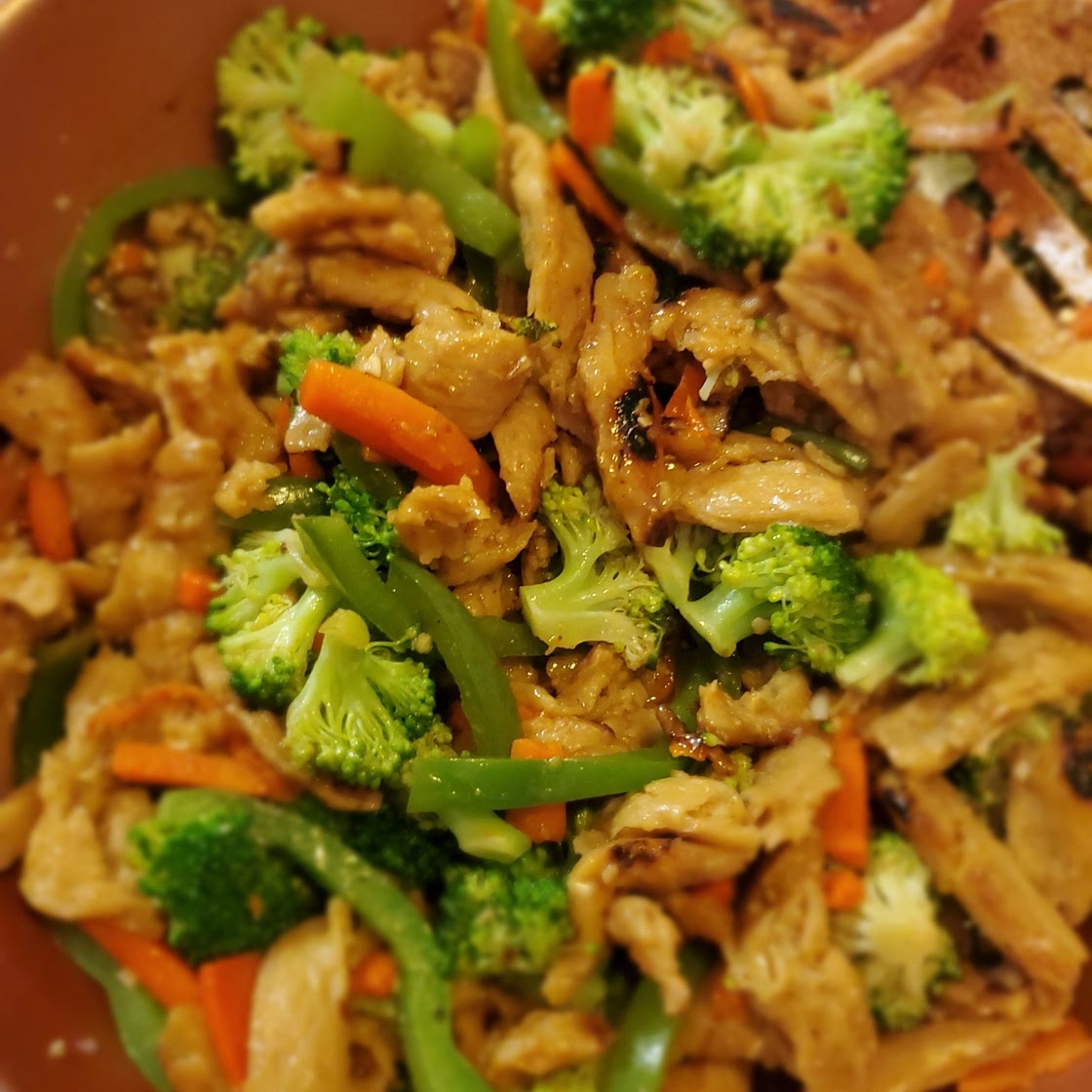 Vegan General Tso's Soy Curls