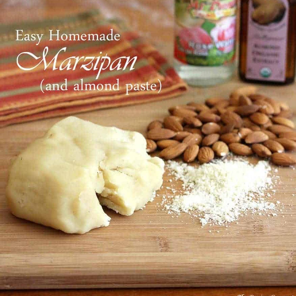BEST Homemade Marzipan or Almond Paste