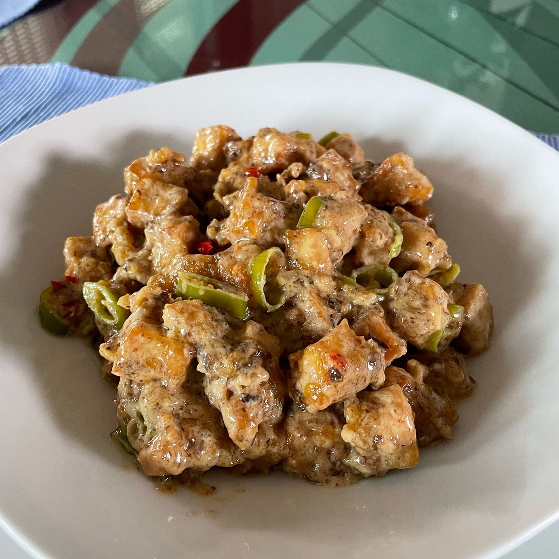 Crispy Tofu Bicol Express