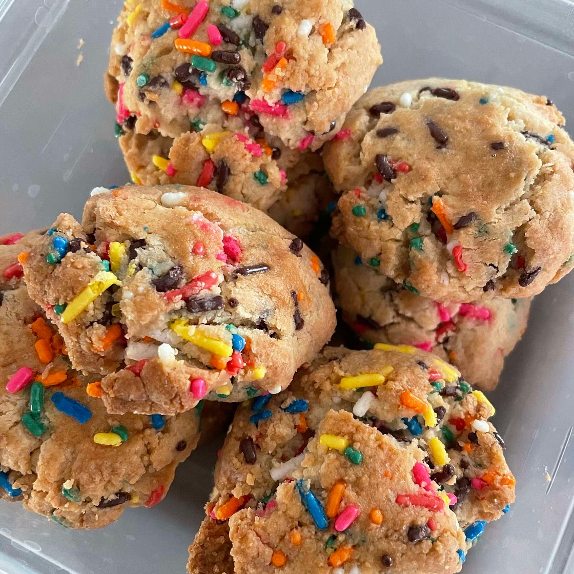 Sprinkly Almond Cookies - Molly Yeh