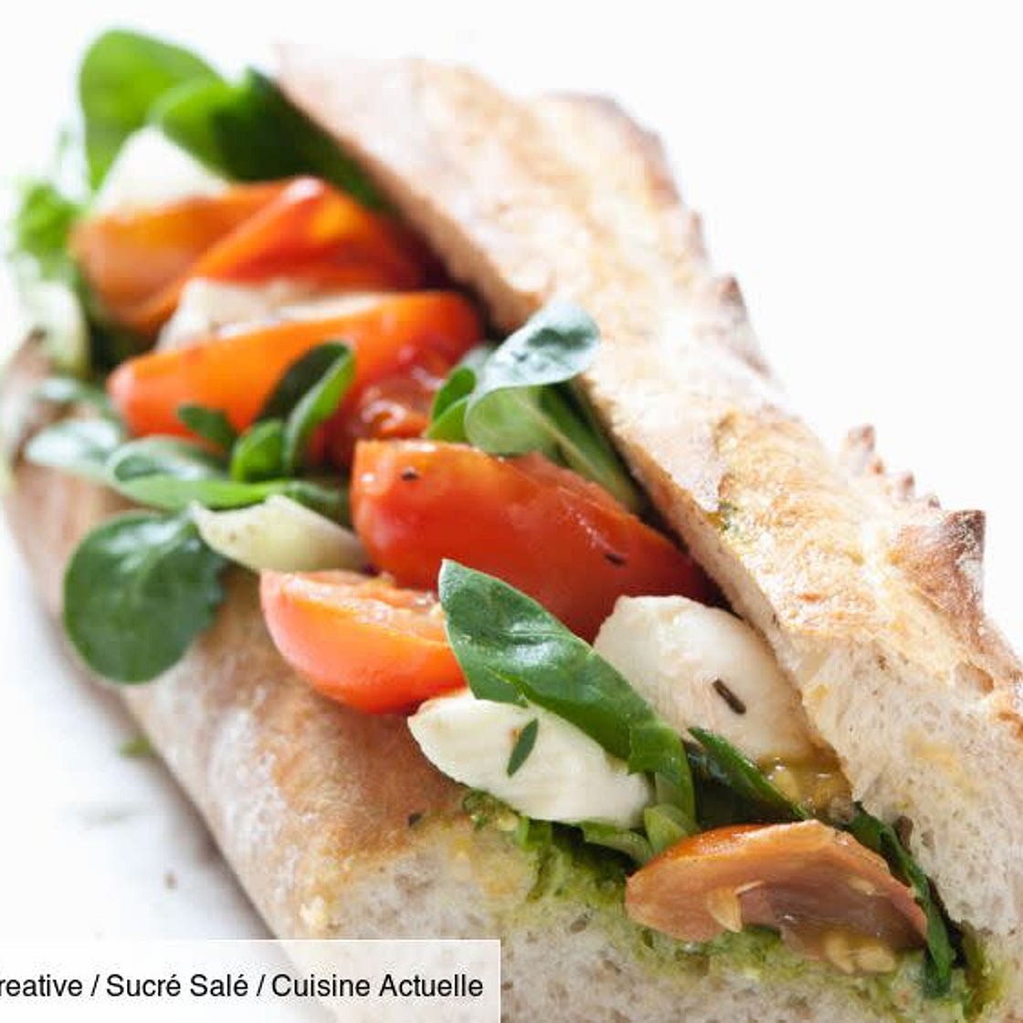 Baguette Moza/tomate