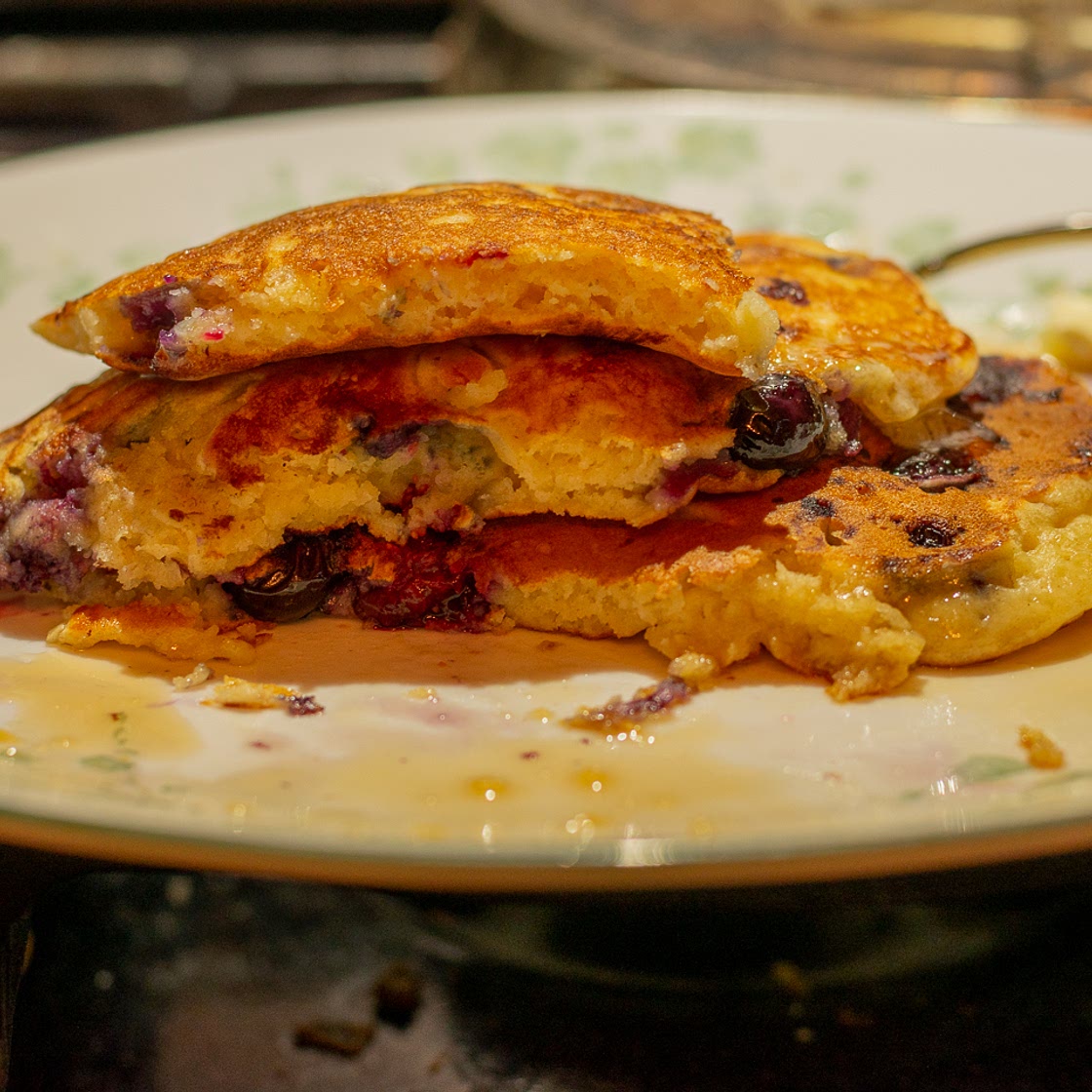 Todd's Famous Blueberry Pancakes