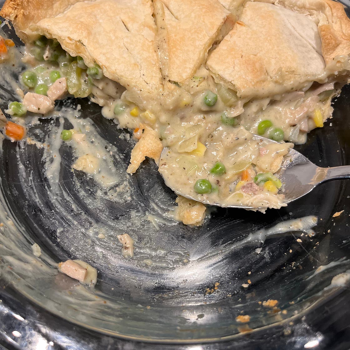 Dad's Leftover Turkey Pot Pie