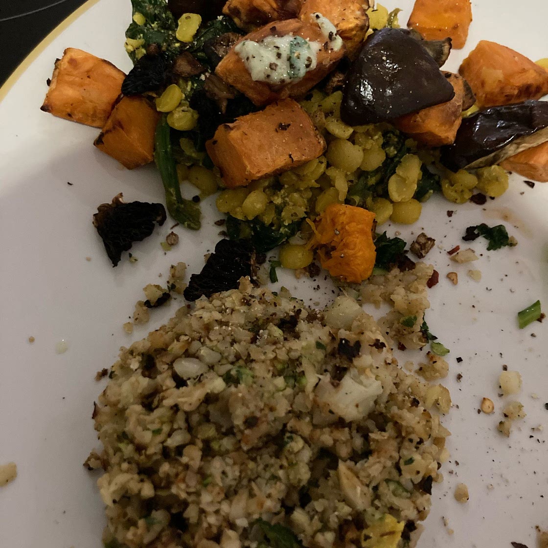 Spicy Zucchini Cauliflower Rice