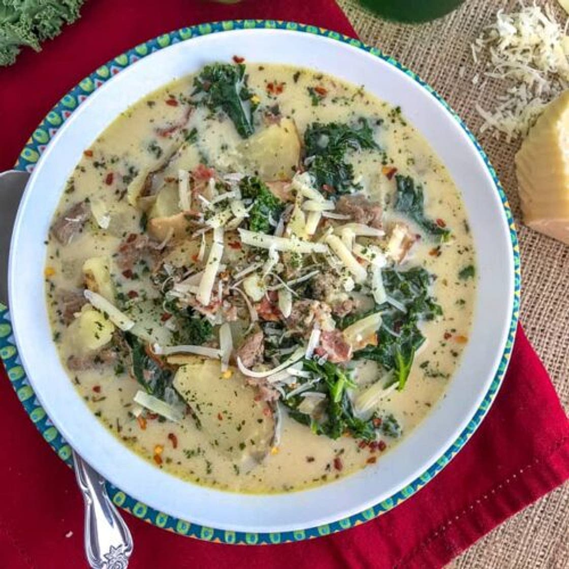 Easy One Pot Healthy Zuppa Toscana