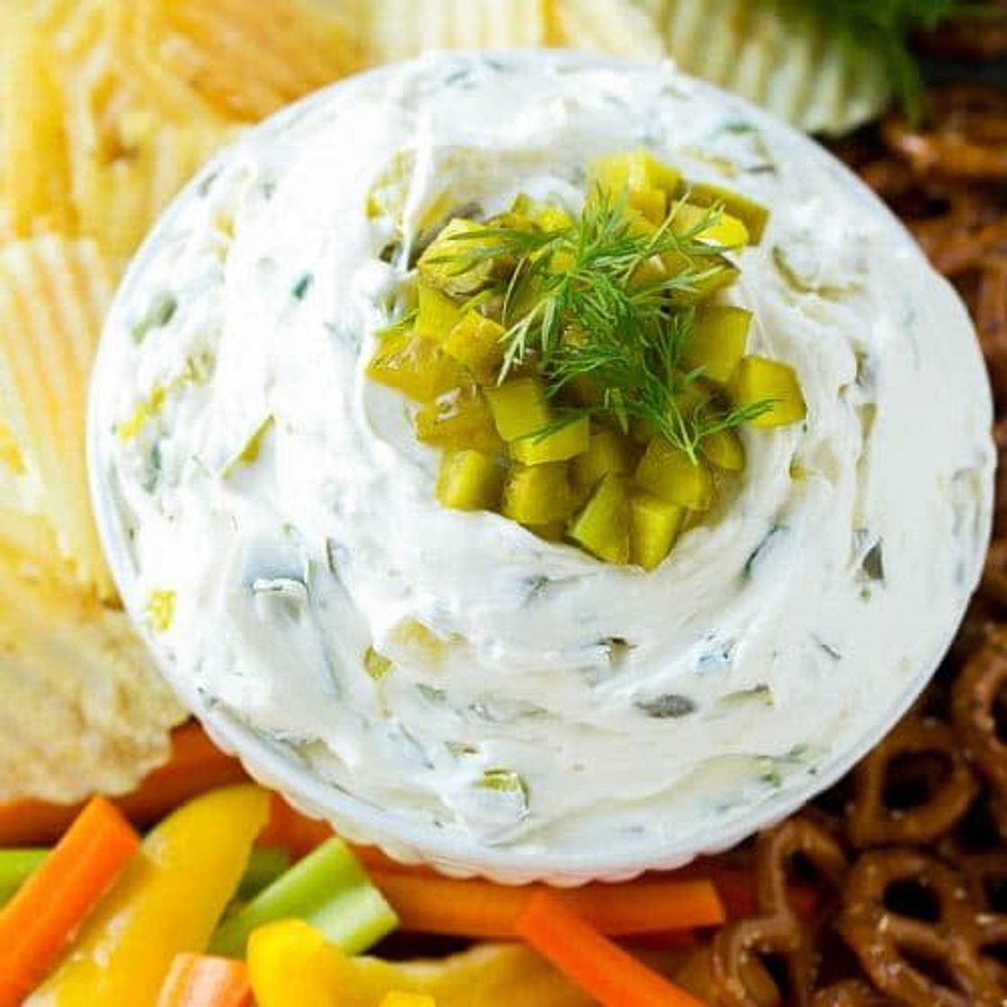 Easy Dill Pickle Dip