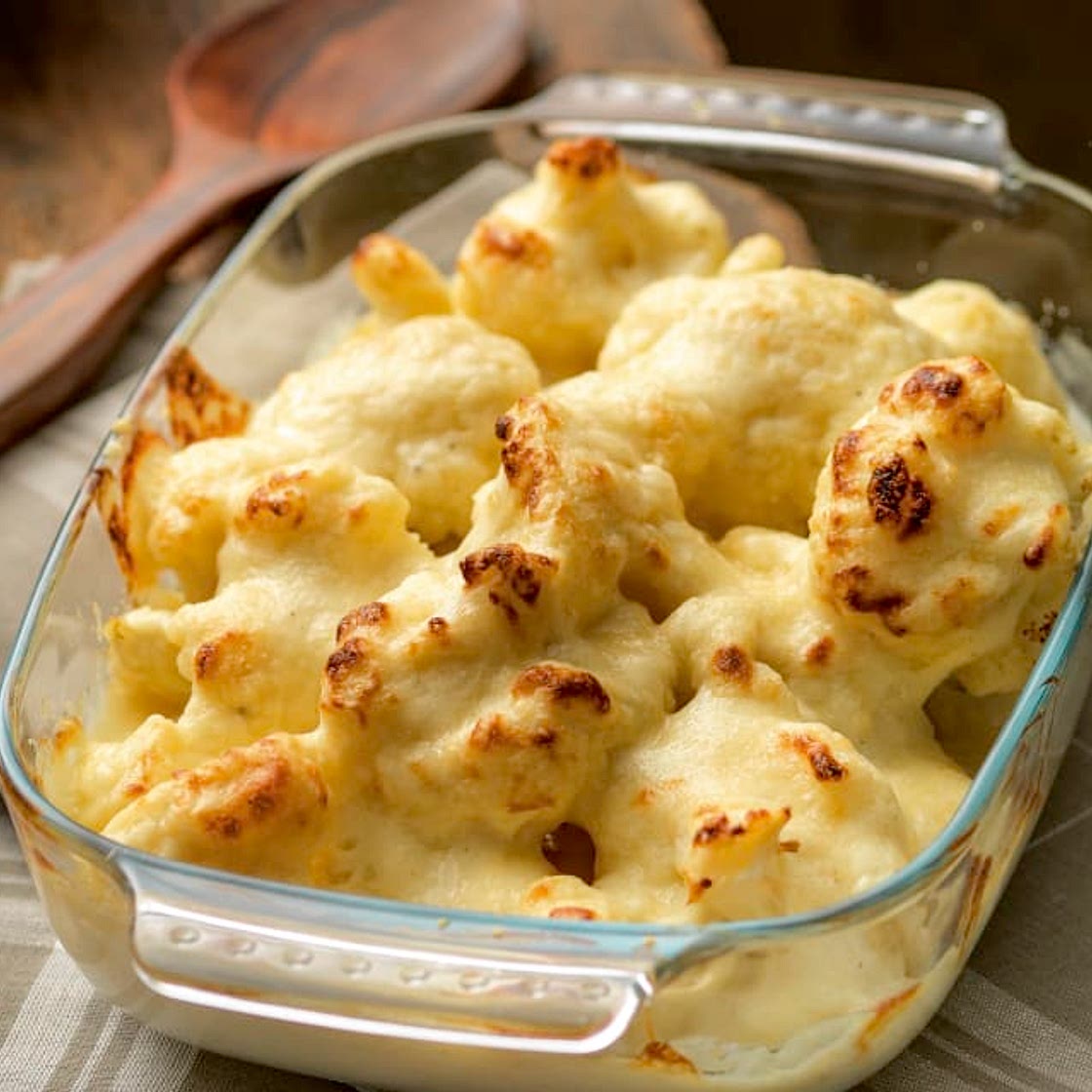Cauliflower gratin