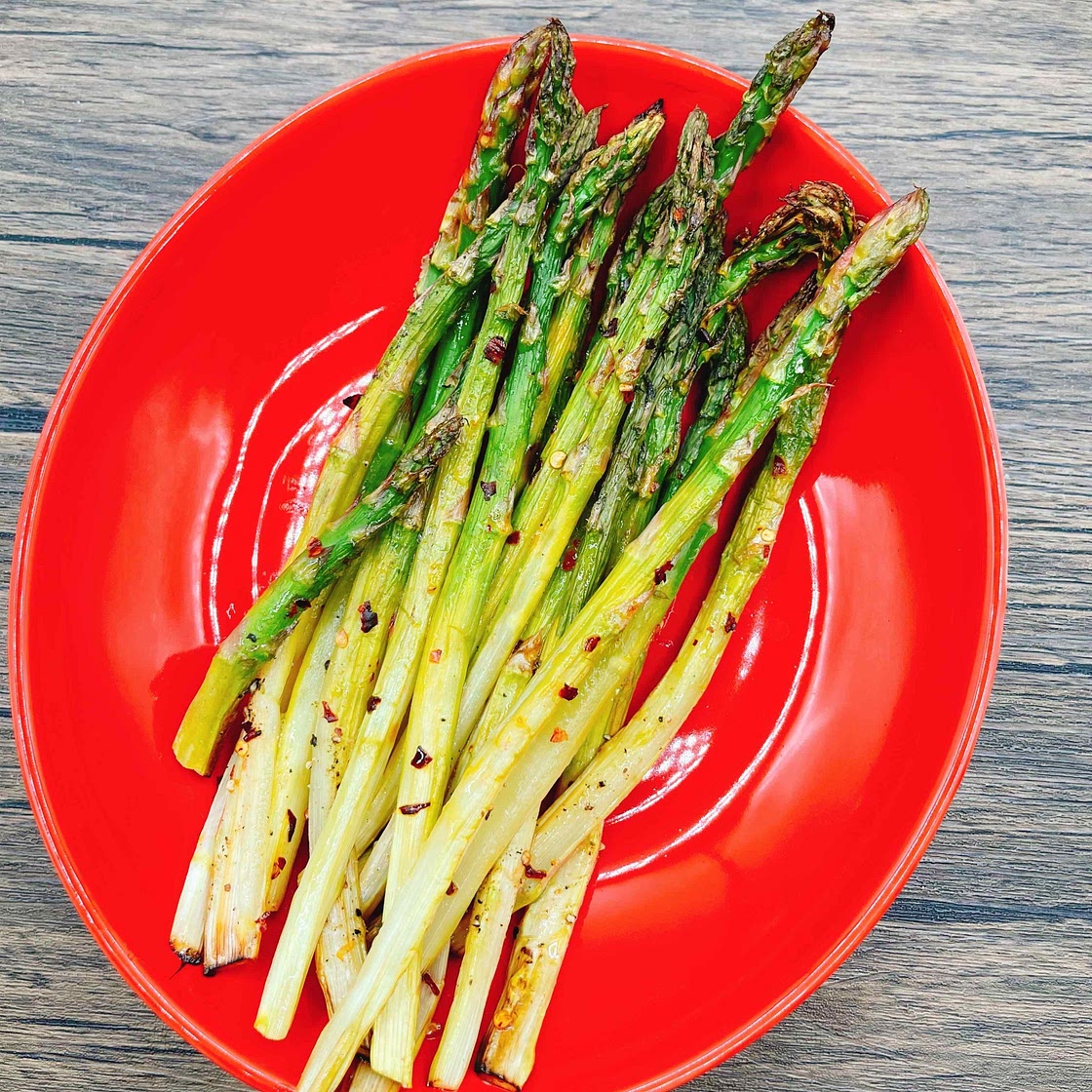 Spicy Roasted Asparagus