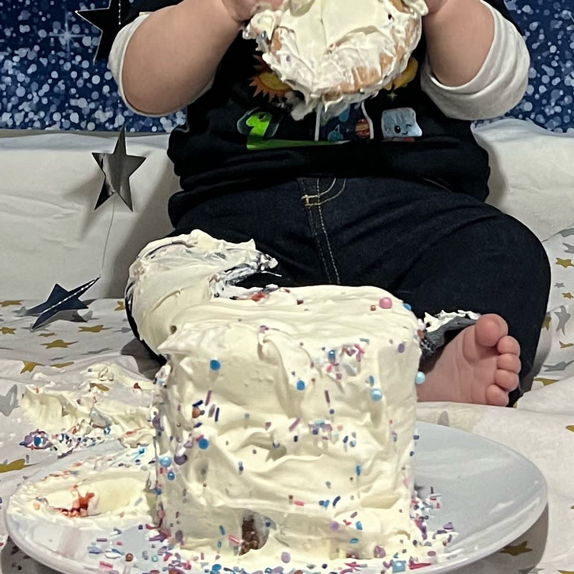 Healthy First Birthday Cake
