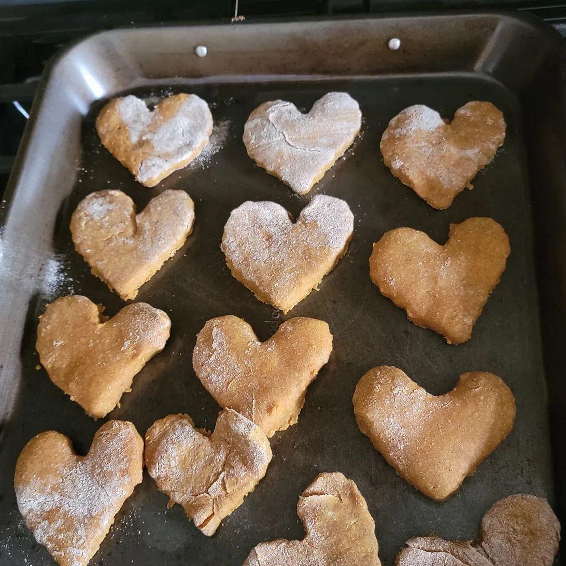 Peanut Butter and Pumpkin Dog Treats