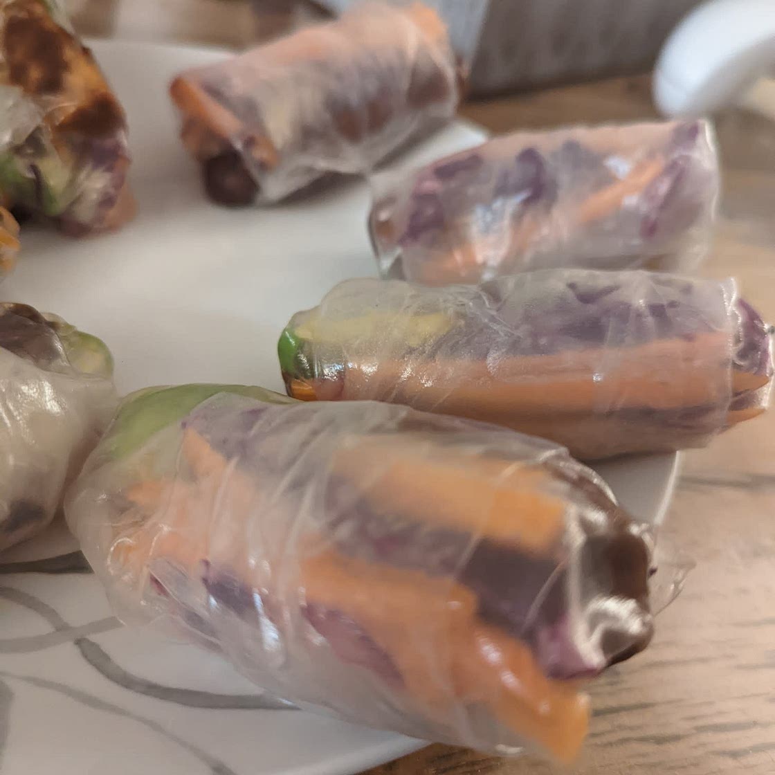 Vegan spring rolls