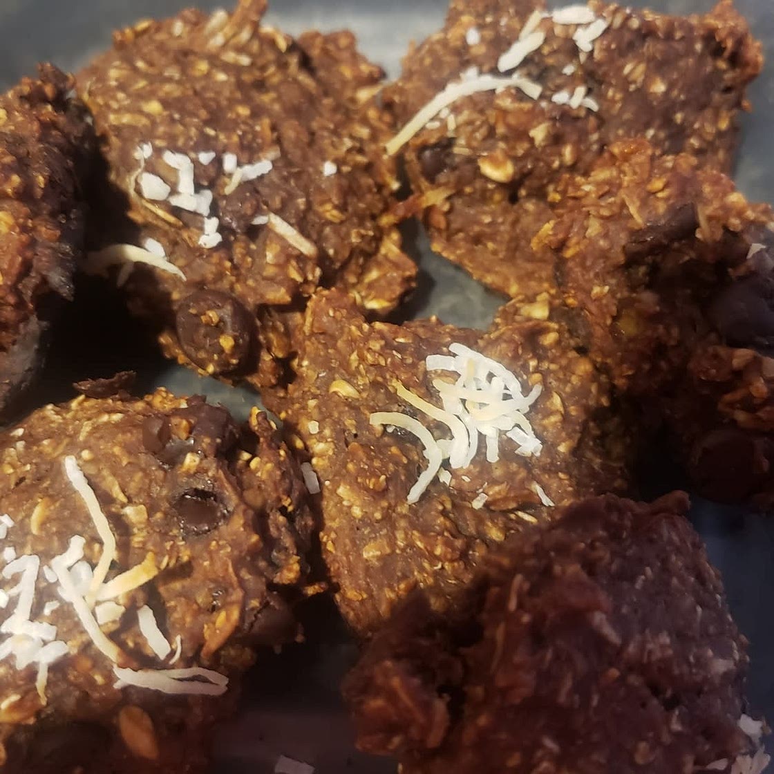 Chocolate coconut muffin tops