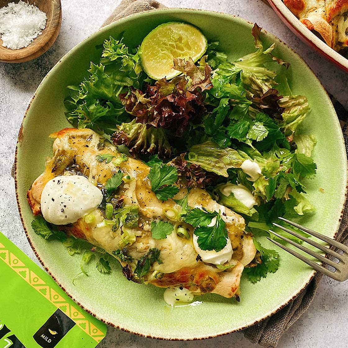 Easy Chicken Enchiladas