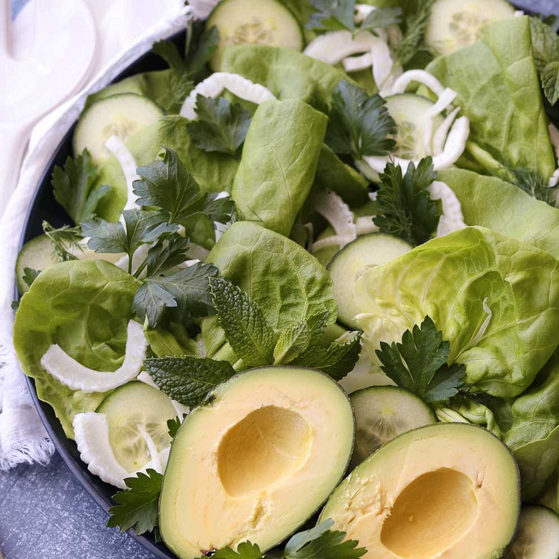 Butter Lettuce Green Salad