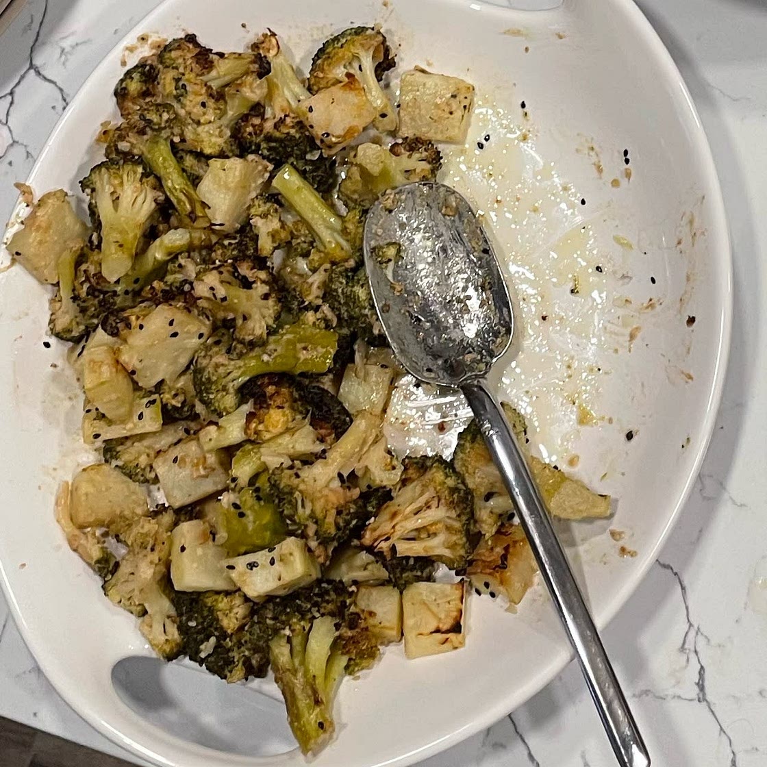 Tahini Roasted Broccoli