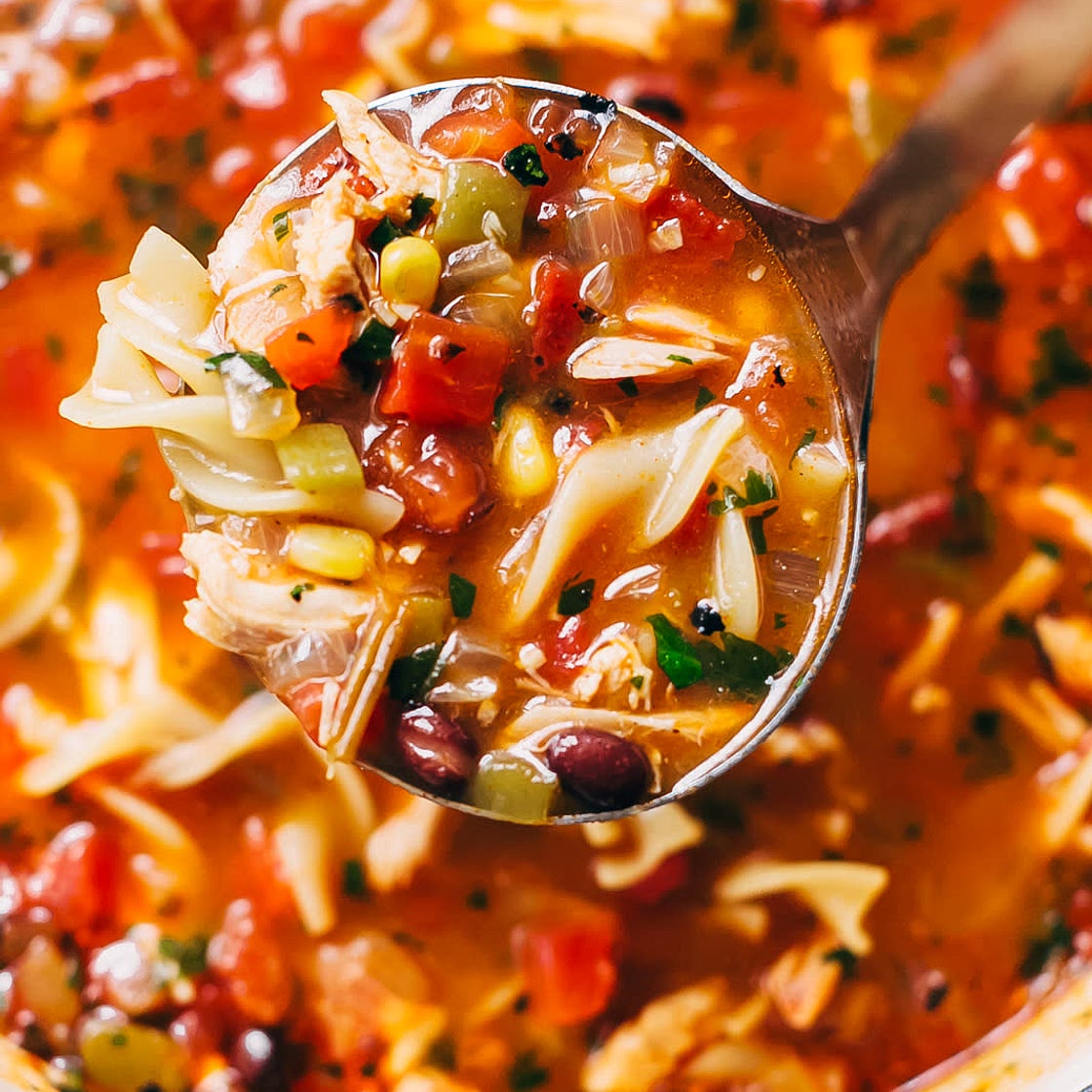 Mexican Chicken Noodle Soup
