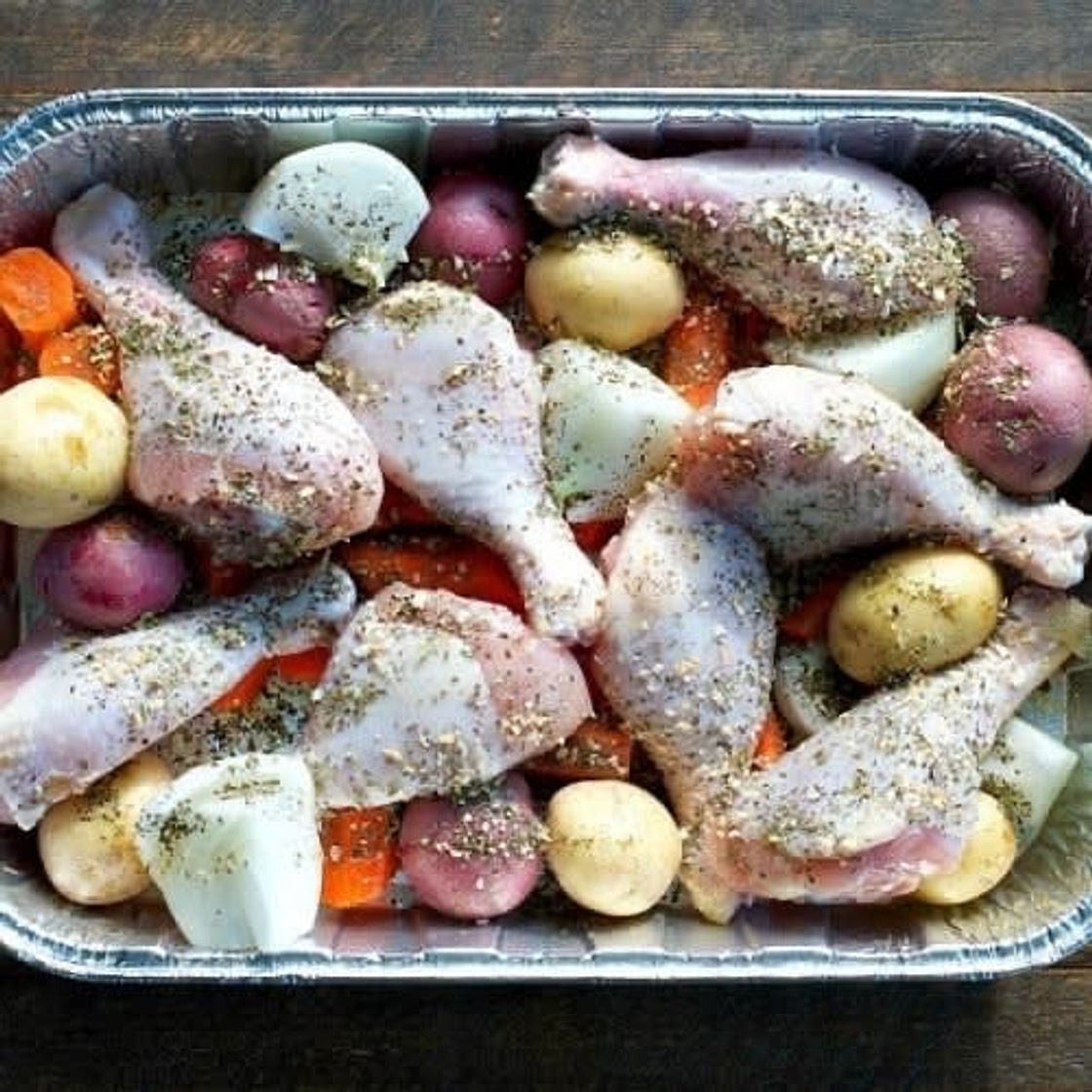 Herb-Roasted Chicken and Vegetables 