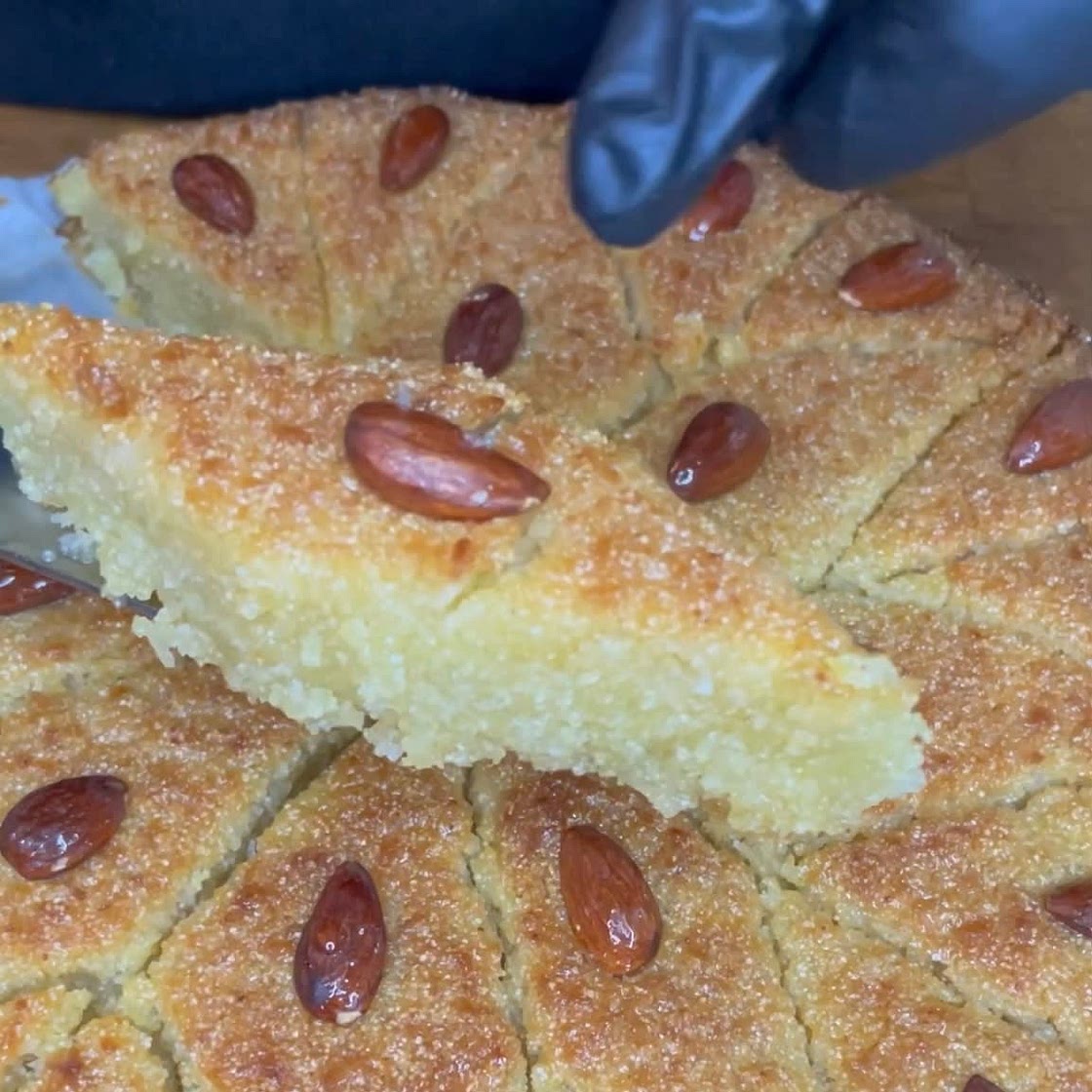 Basbousa , Egyptian delight 