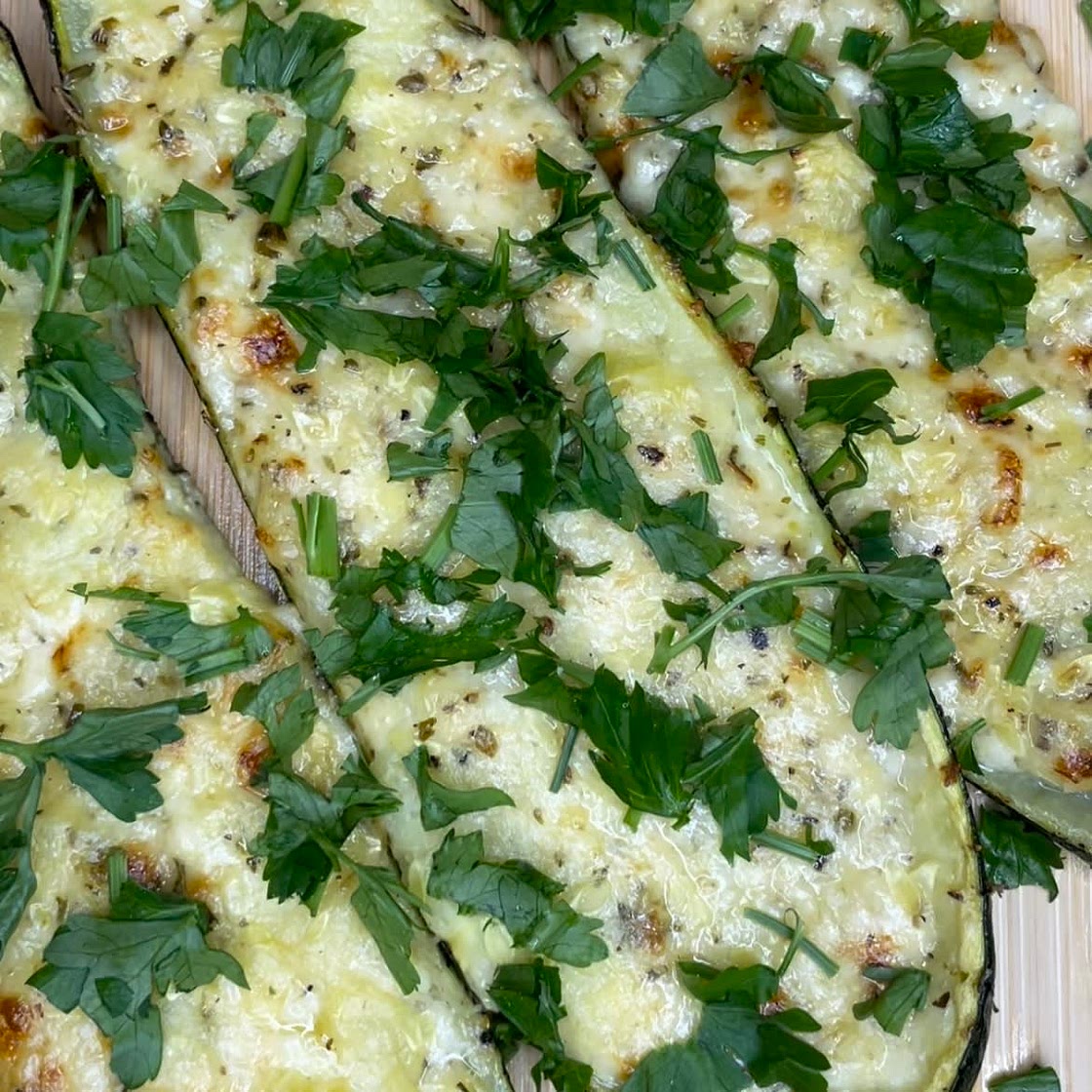Twice baked zucchini 