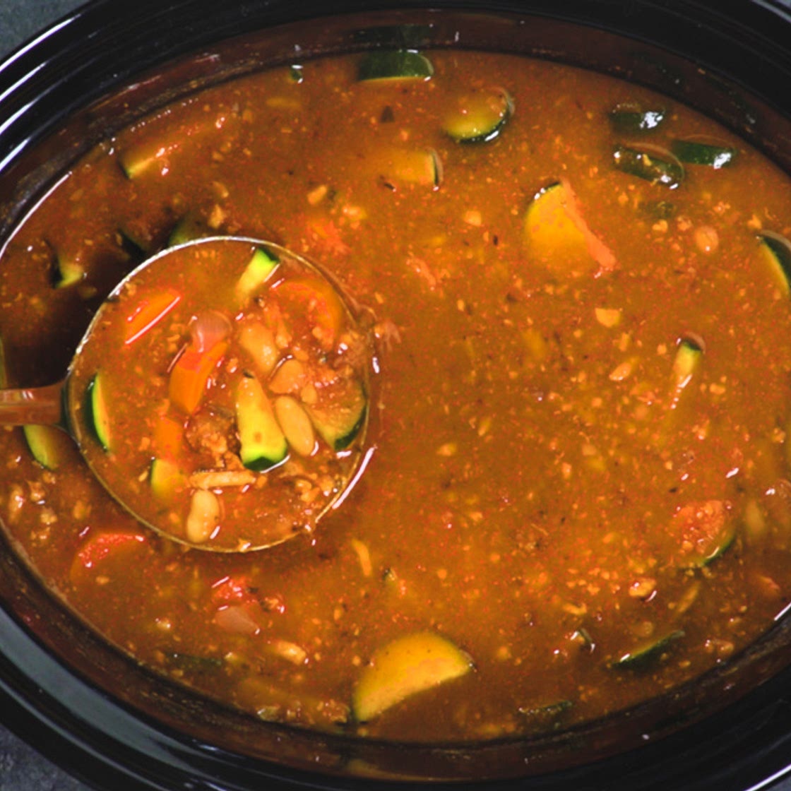 Slow Cooker Vegetable Turkey Soup