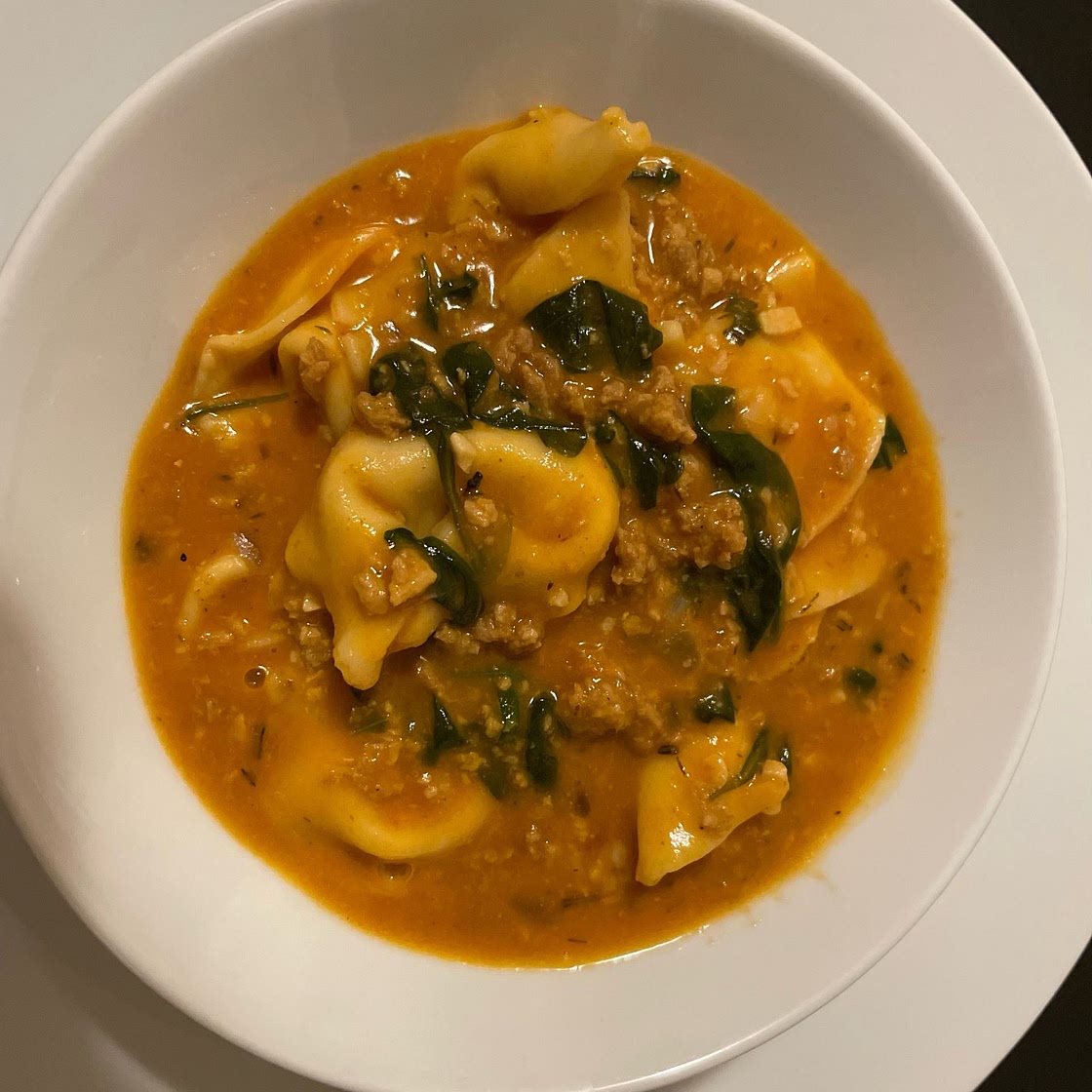 Creamy Tortellini Soup