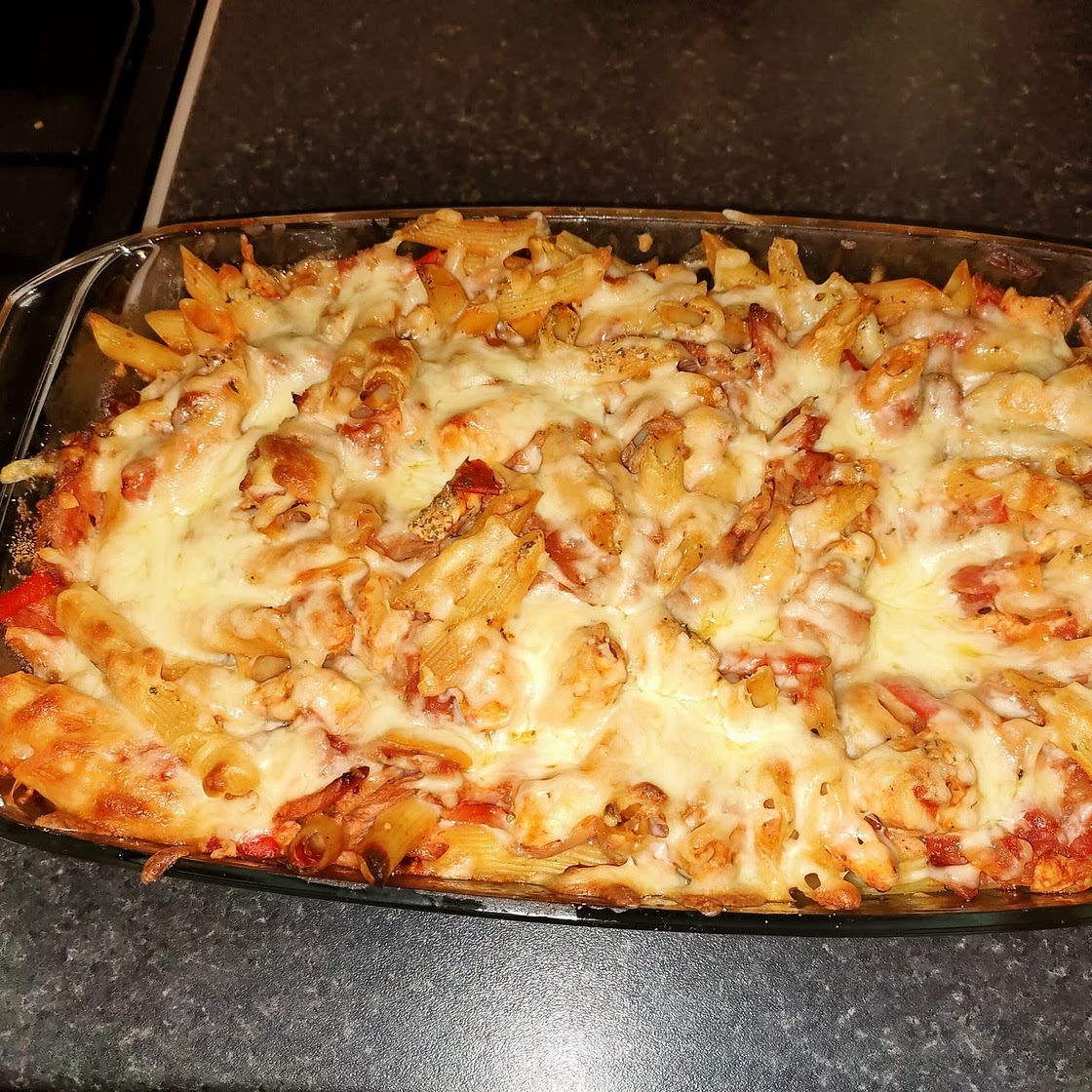 Chicken & Bacon Pasta Bake