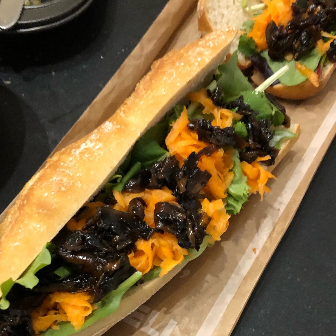 Vegan Pulled Mushroom Bánh Mì
