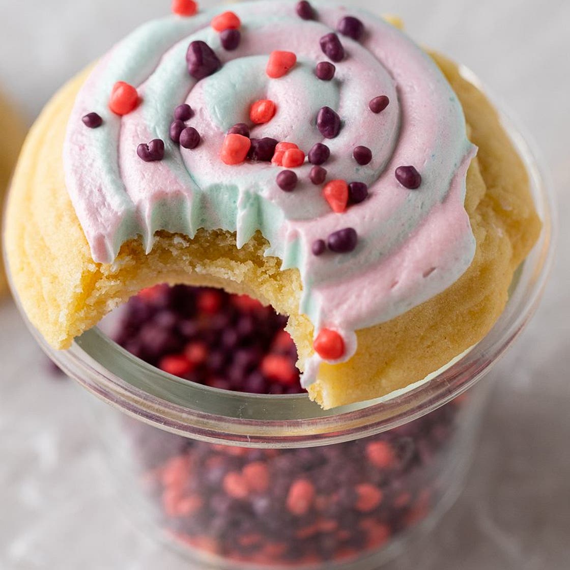 Crumbl 🙀  Cotton Candy Cookies