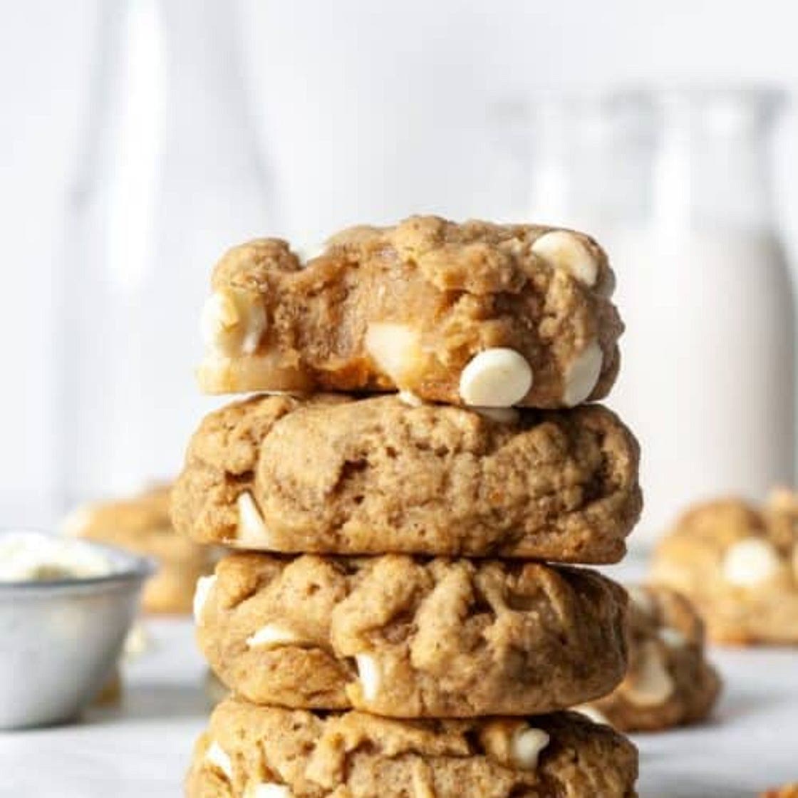 Vegan White Chocolate Macadamia Nut Cookies