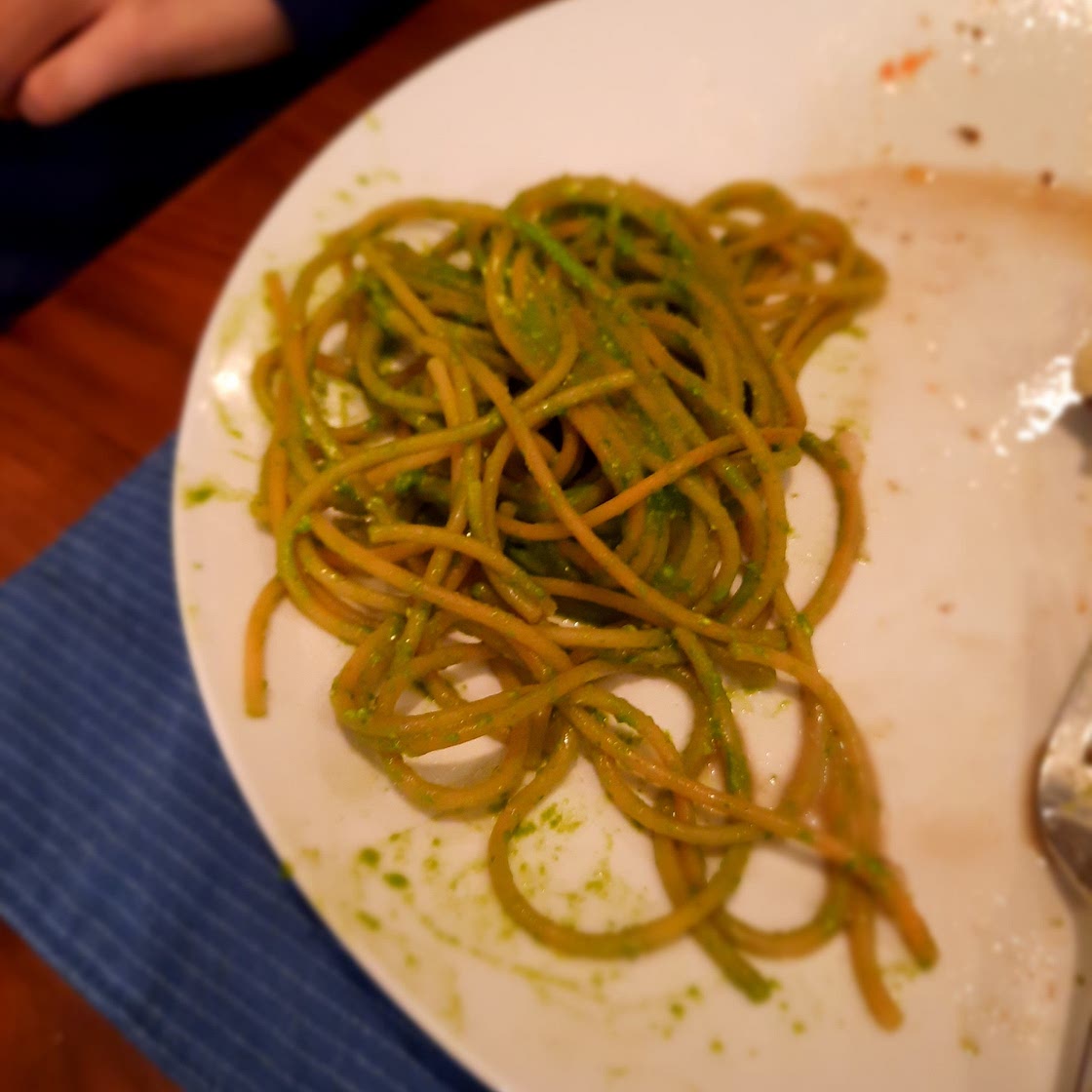 Llubov's Green Spaghetti, Feb 2022