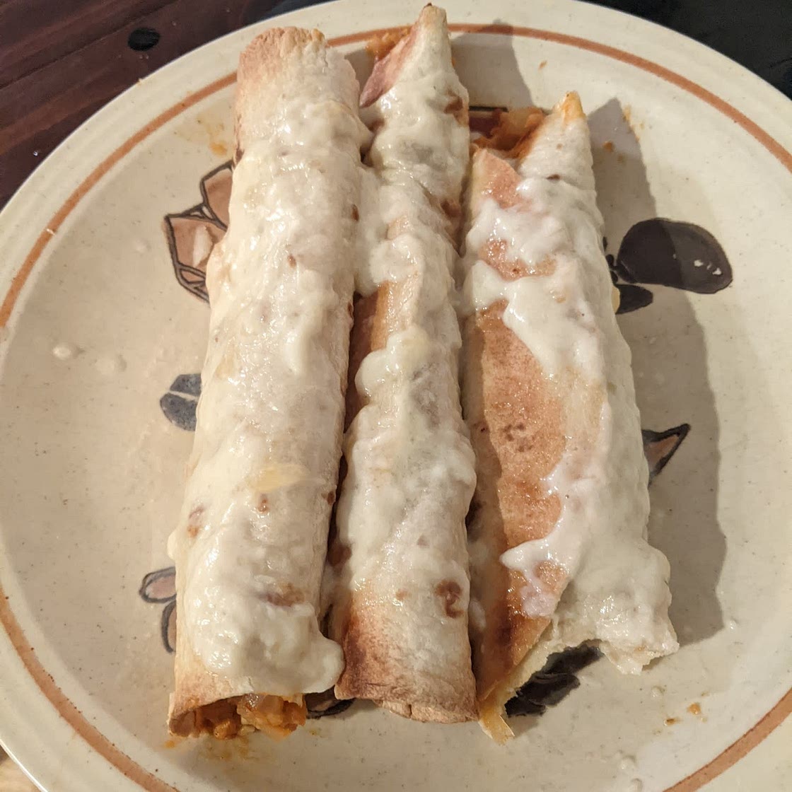 Buffalo Chickpea Taquitos