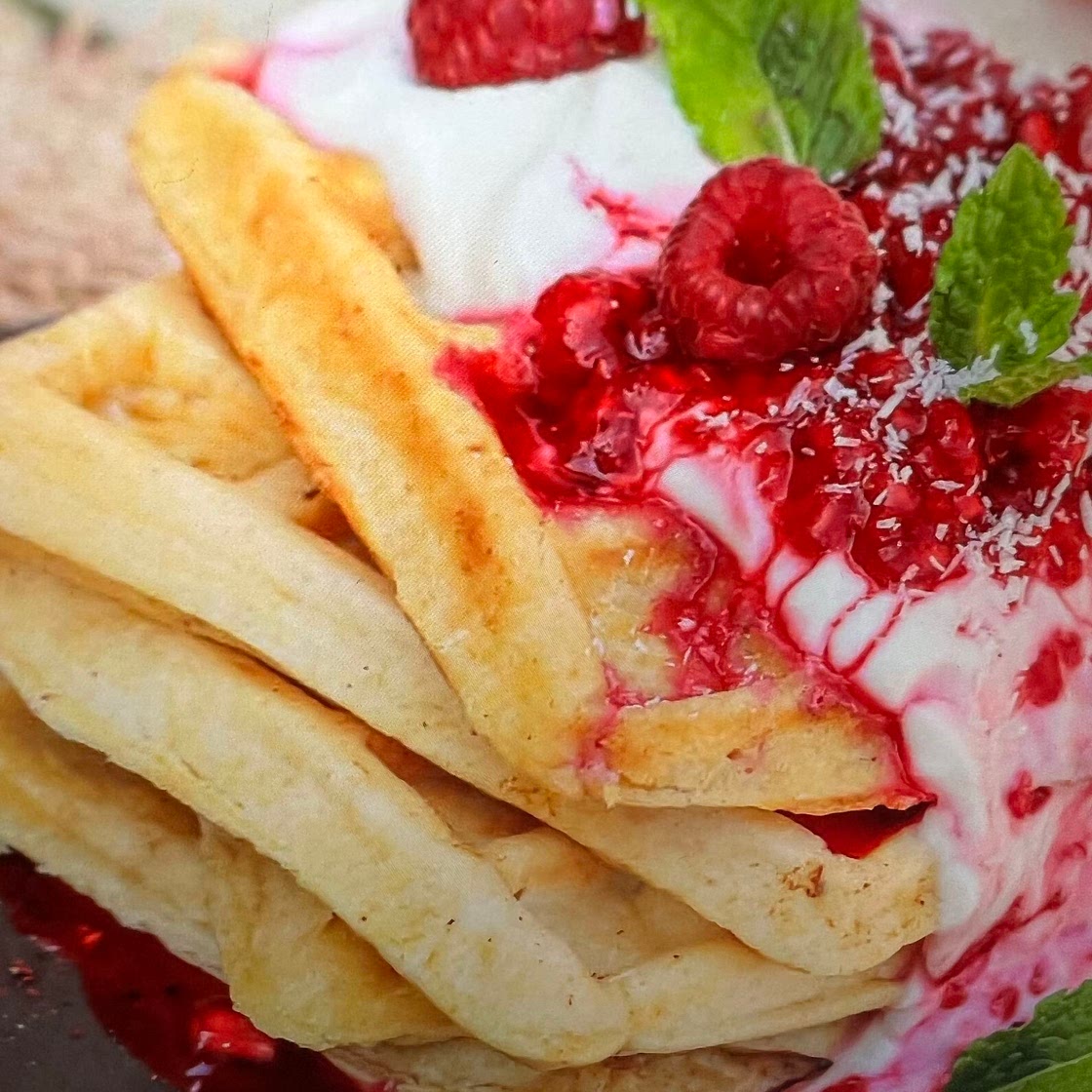 Quark-Waffeln
