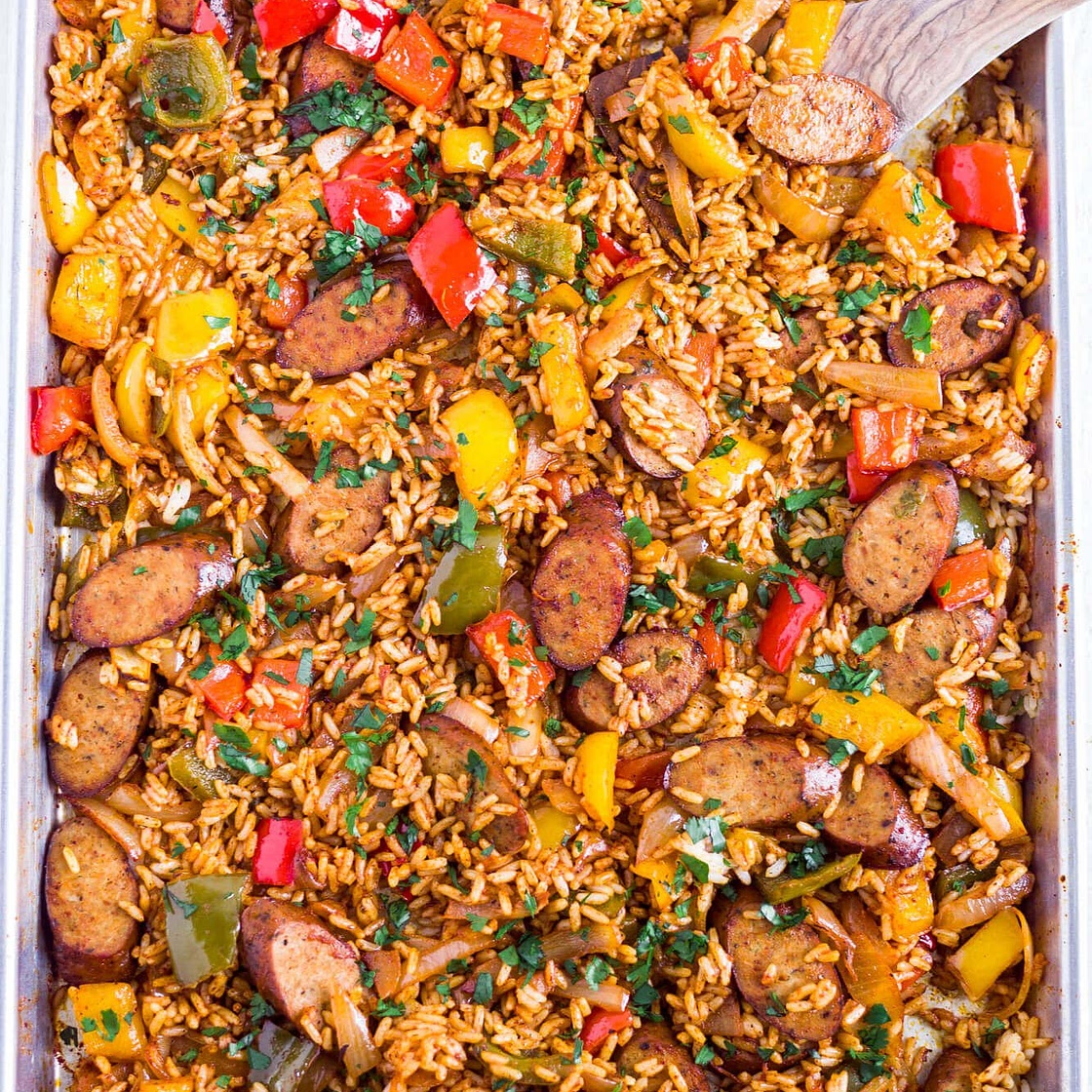 Sheet Pan Burrito Bowl